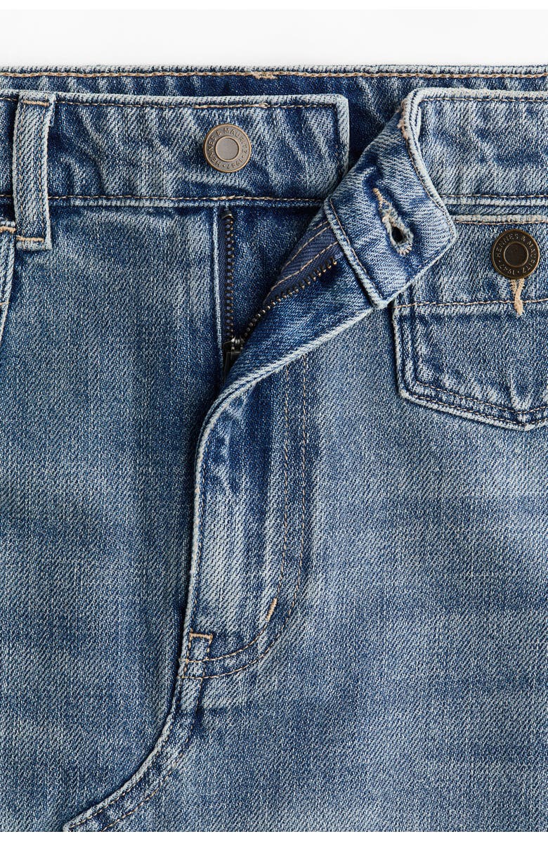 H&M A-line Denim Skirt, Alternate, color, 