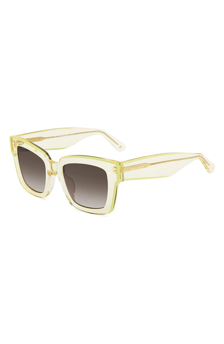 Kate Spade 51mm brynne cat eye sunglasses, Alternate, color,
