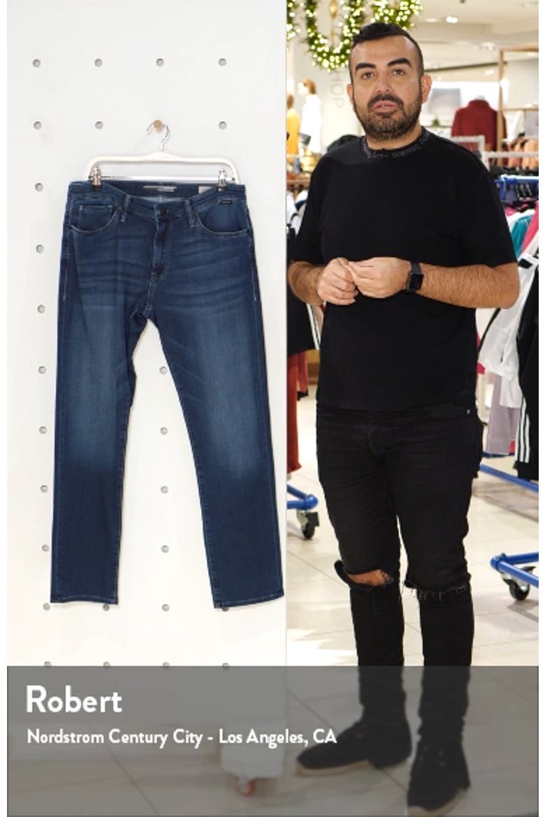 Marcus Slim Straight Leg Jeans video