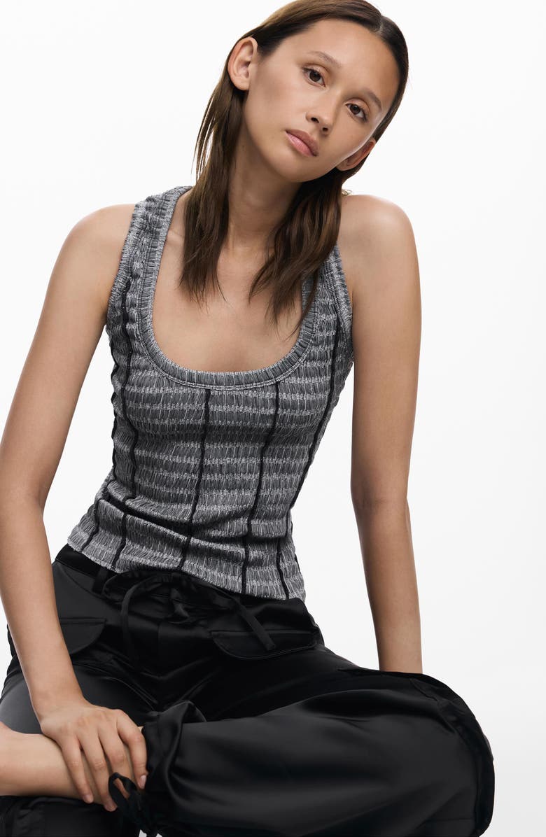 Desigual Tank Top & Bolero Set, Alternate, color, Black