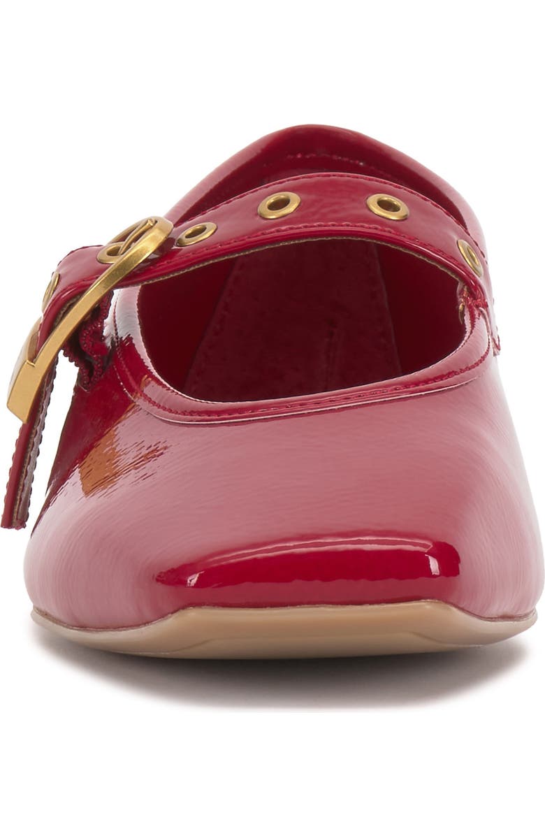 Vince Camuto Vinica Square Toe Mary Jane Flat, Alternate, color, Flame