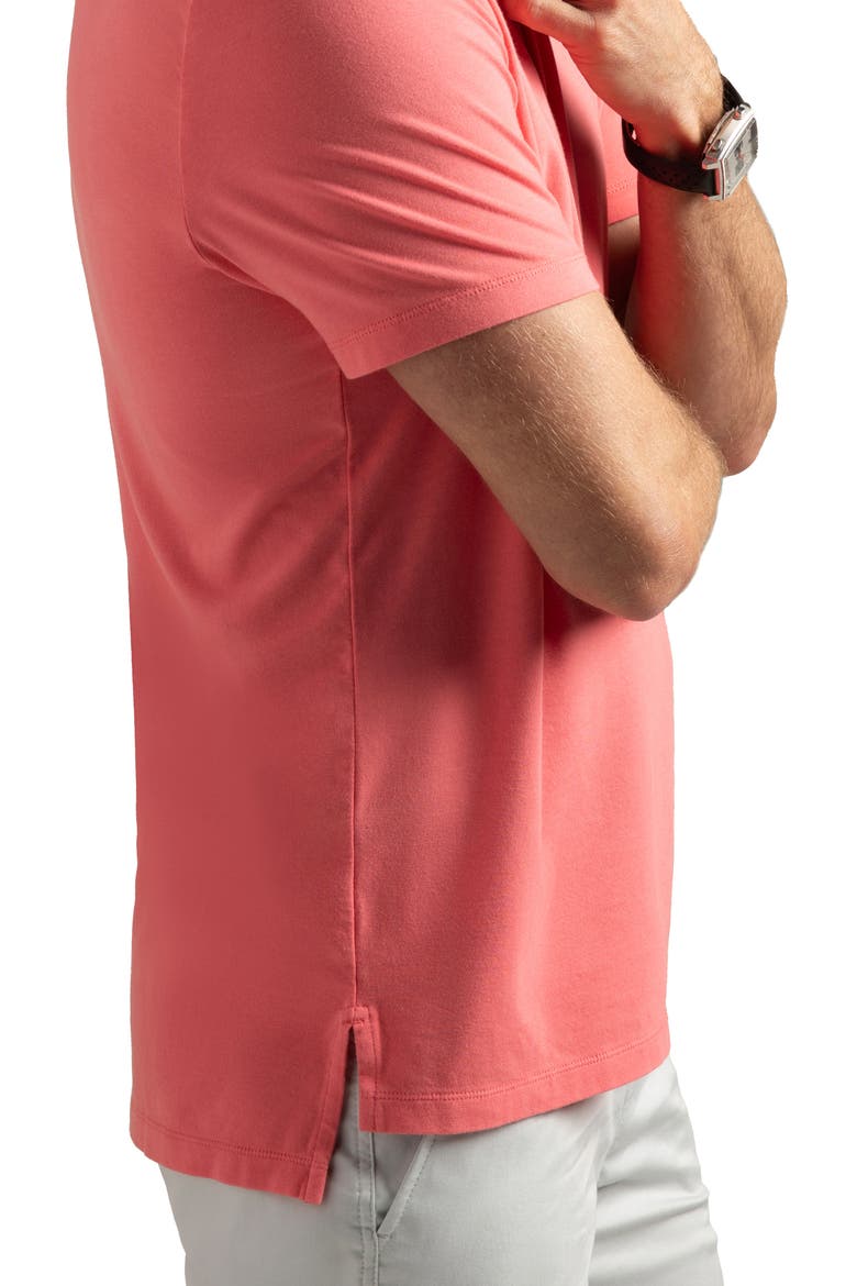Pinehurst Classic Fit Cotton Blend Golf Polo, Alternate, color, CAYENNE