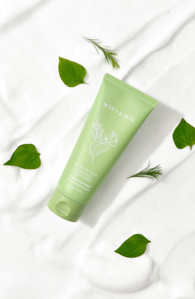 Mary&May Houttuynia Cordata + Tea Tree Cleansing Foam, Alternate, color, 