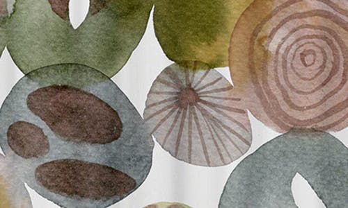 Deny Designs Tides Stones Shower Curtain In Beige