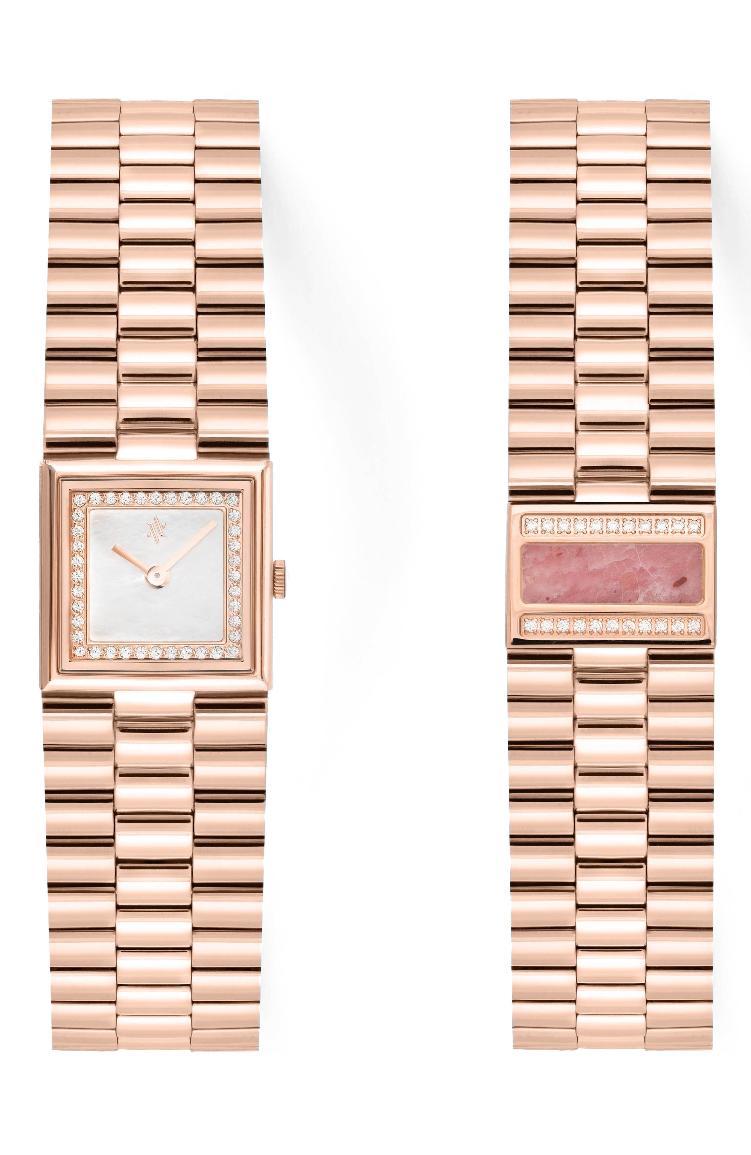 White Pearl-Rose Gold