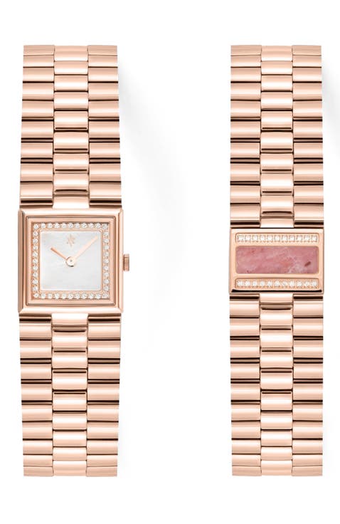 Catena Double-Gemstone Bracelet Watch