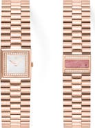 VANNA Catena Double-Gemstone Bracelet Watch