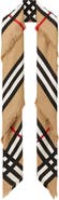 Burberry Equestrian Knight Crest Square Silk & Wool Scarf