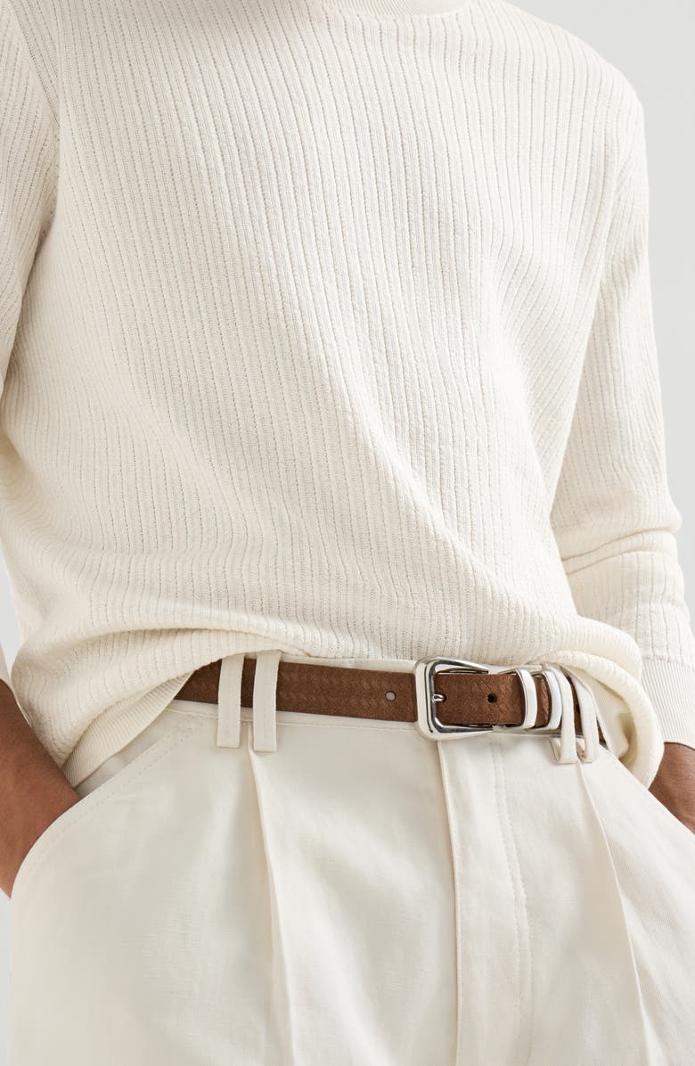 Brunello Cucinelli Cotton lightweight sweater, Alternate, color, White