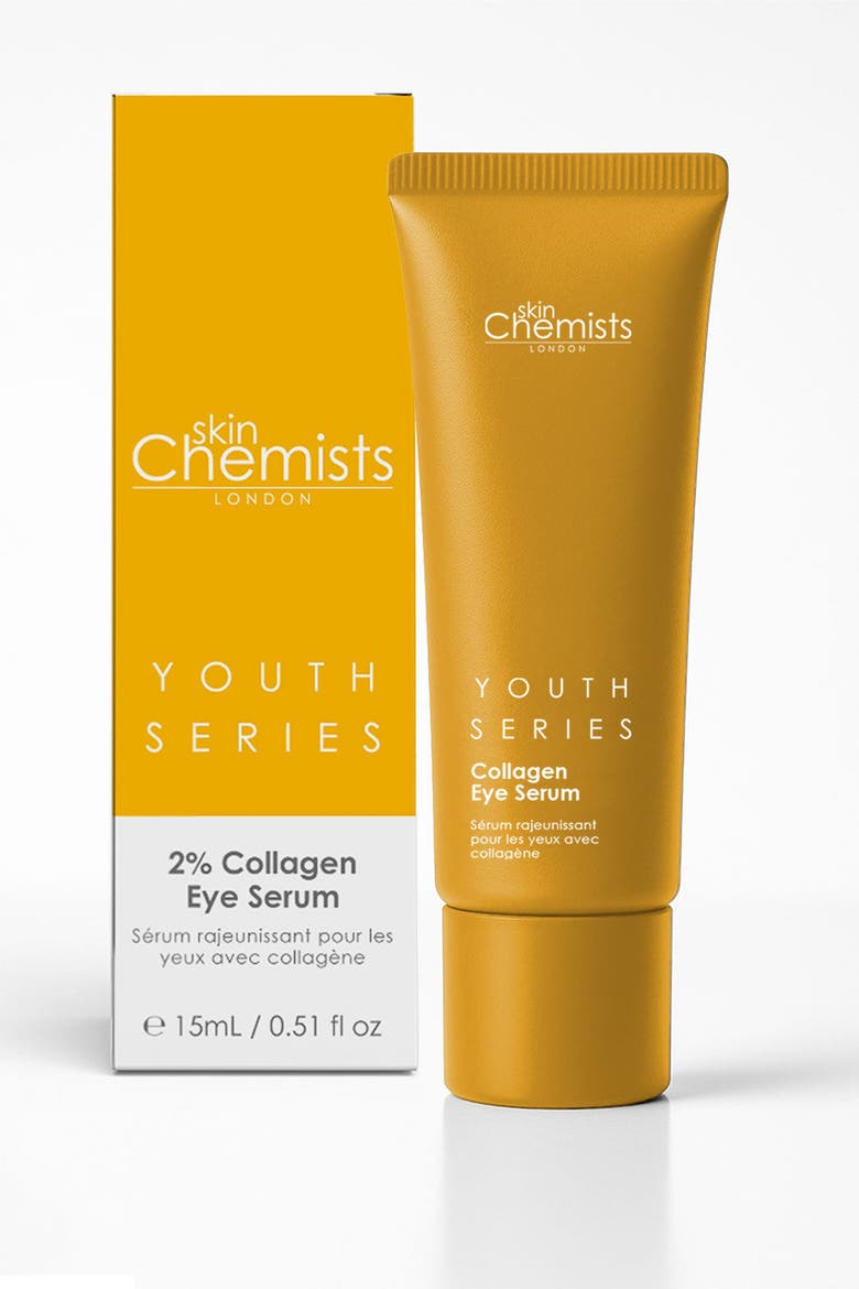 Youth Series 2% Collagen Eye Serum 15ml for Loss of Firmness, Anti-Aging, Alternate, color, White