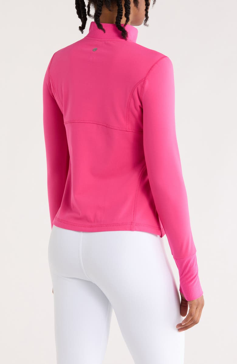 APANA Meridan Quarter Zip Pullover, Alternate, color, Fuchsia Purple