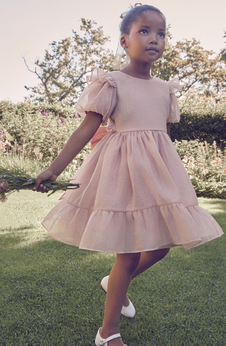 Laura Ashley Kids' Bow Back Party Dress, Alternate, color,