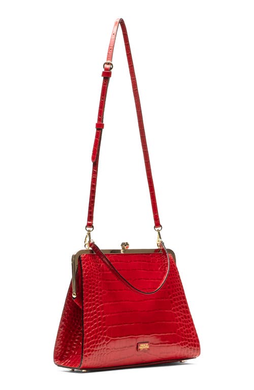 Frances Valentine Jackie Frame Bag In Red