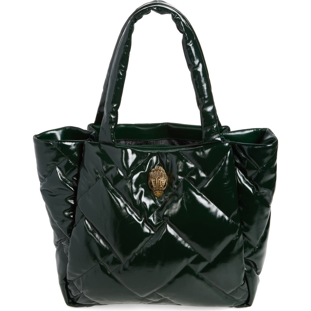 Kurt Geiger London Kensington Puff Embellished Top Handle Shopper In Green