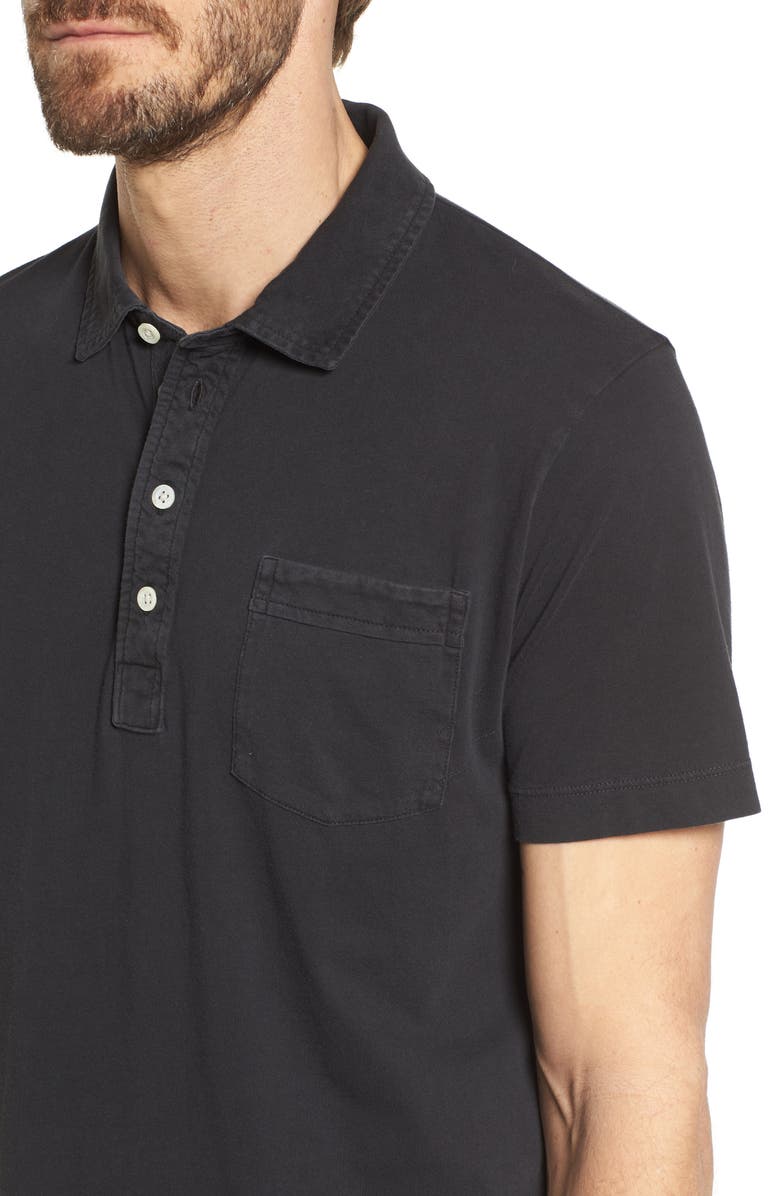 Billy Reid Pensacola Slim Fit Garment Dye Polo, Alternate, color,