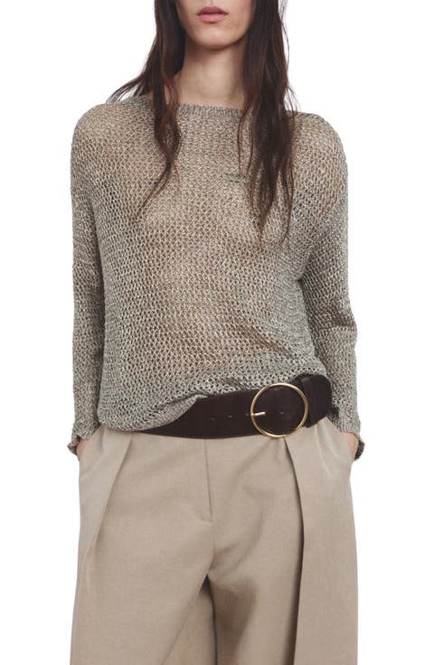 Luli Jersey Open Stitch Sweater