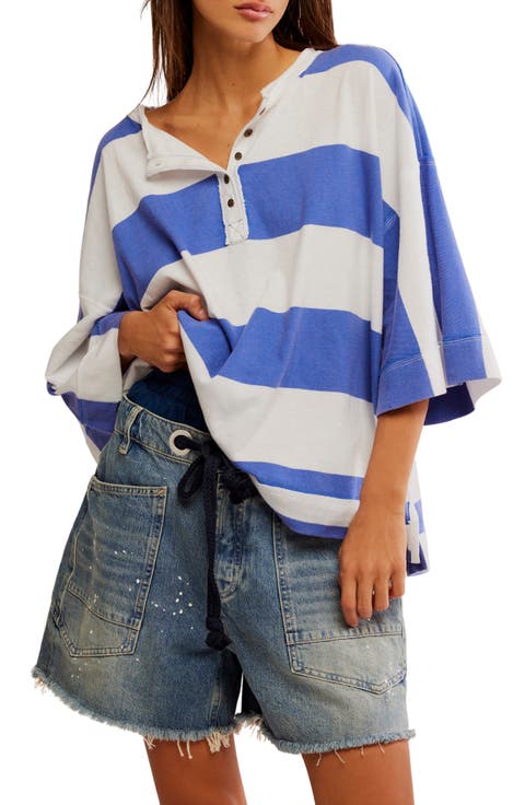 Wonderful Stripe Oversize Henley