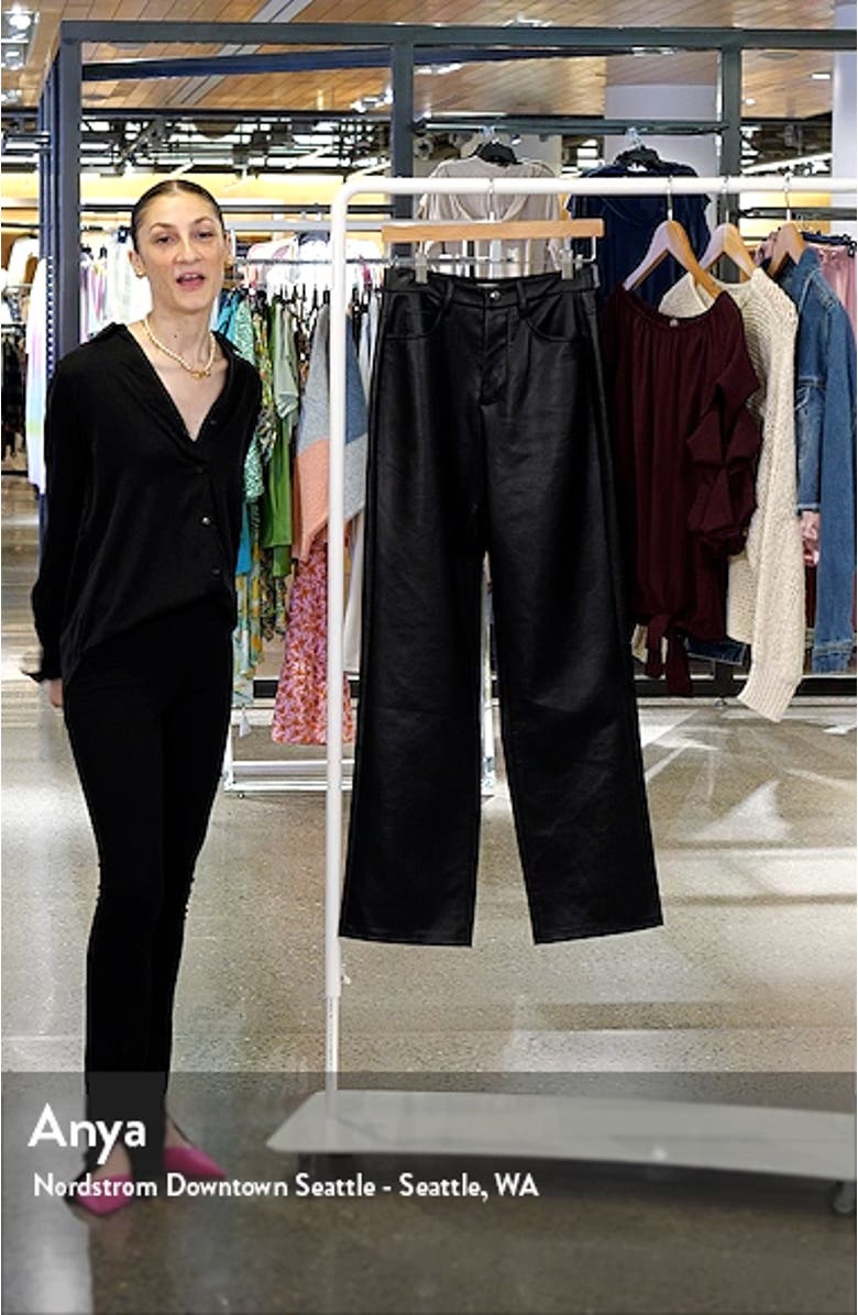 x Jourdan Sloane Giselle Faux Leather Pants, sales video thumbnail