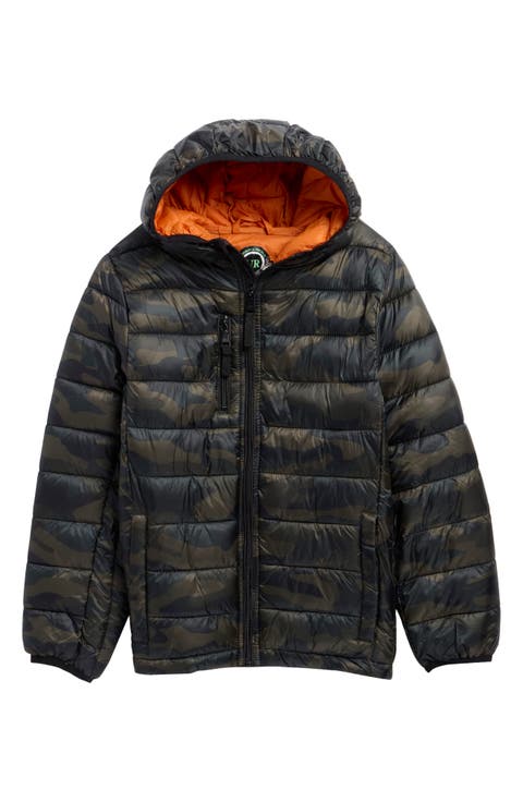 Kids' Nylon Packable Puffer Jacket (Big Kid)