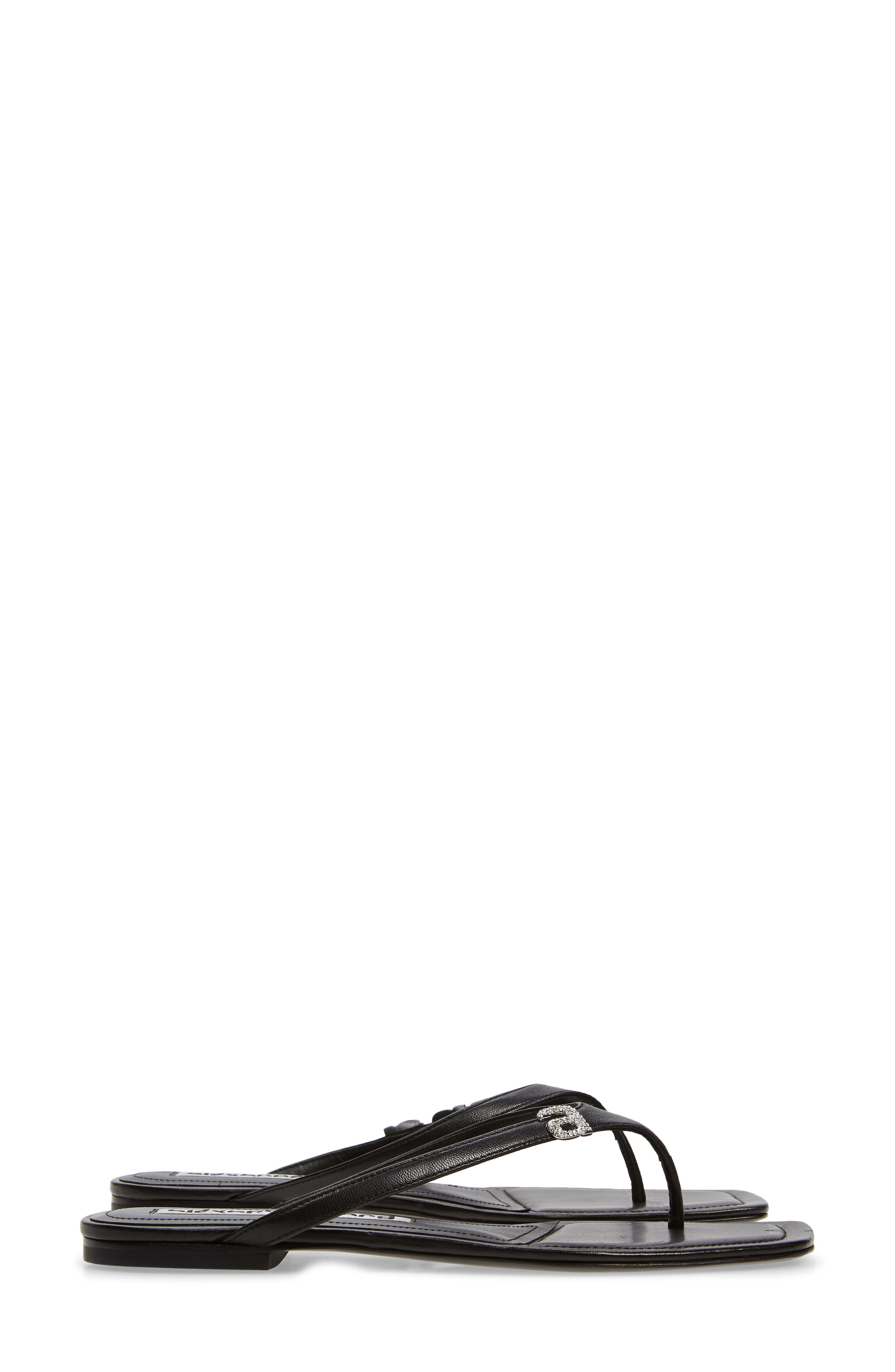 Alexander Wang Ivy Rhinestone Logo Sandal, Alternate, color, 