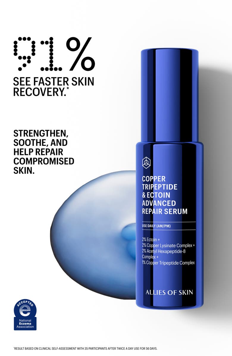 ALLIES OF SKIN Copper Tripeptide & Ectoin Advanced Repair Serum, Alternate, color, 