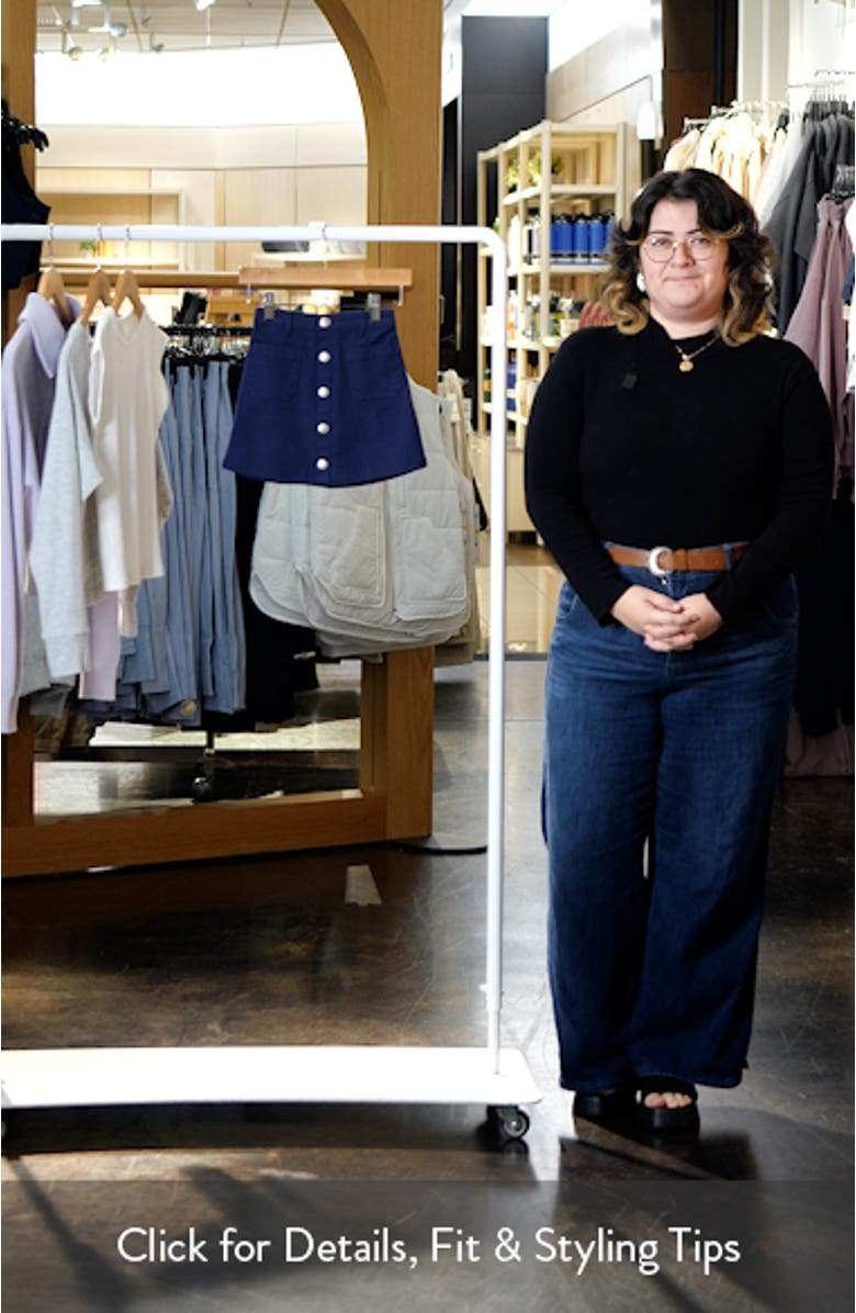 Kids' A-Line Cotton Twill Skirt, sales video thumbnail