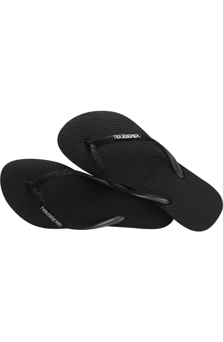 Havaianas Slim Glitter II Flip Flop, Alternate, color,