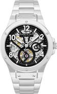 Kenneth Cole New York Skeleton Dial Automatic Bracelet Watch