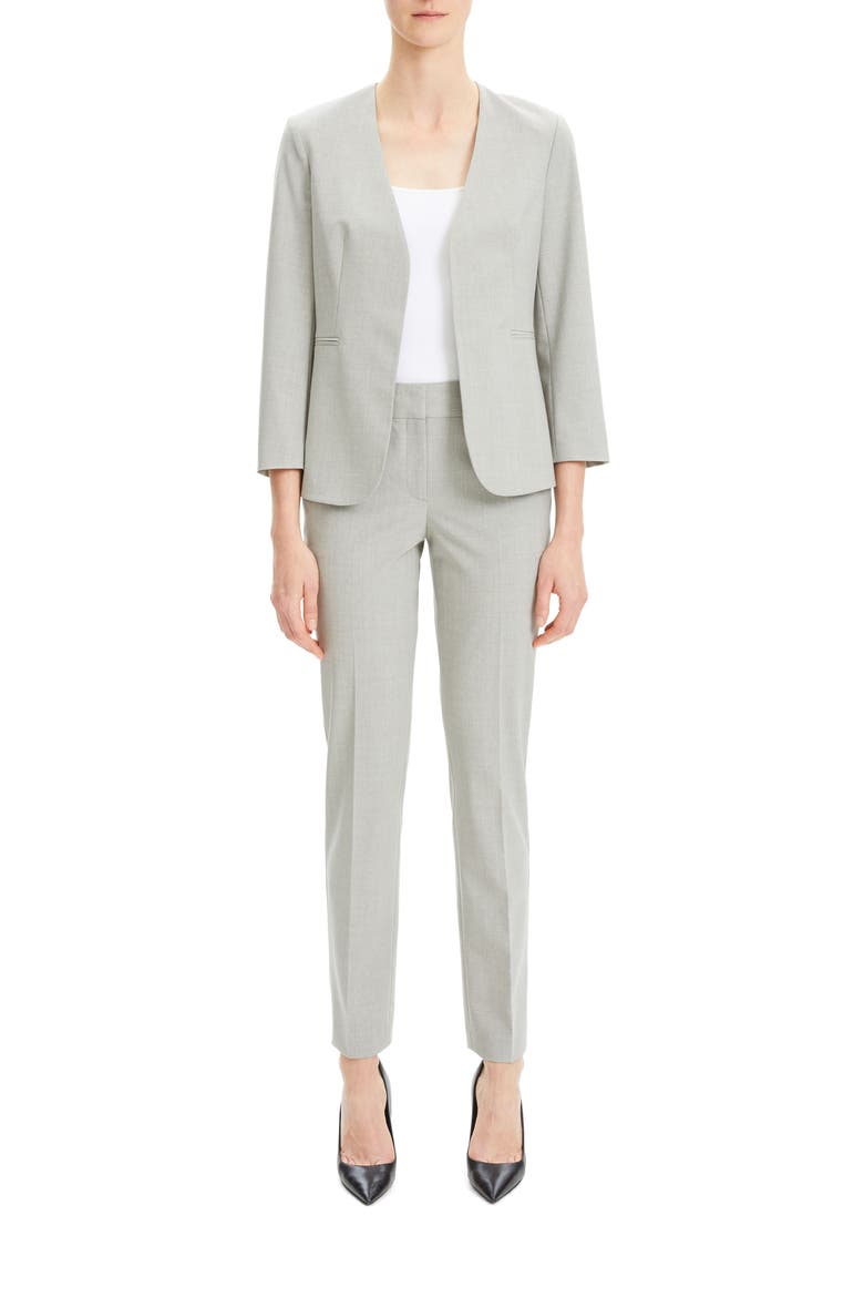 Lindrayia B Good Wool Suit Jacket (Nordstrom Exclusive), Alternate, color, LIGHT GREY MELANGE
