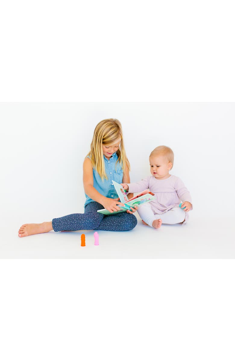 Babiators Chomps the Dino Brushie Kit, Alternate, color, Green