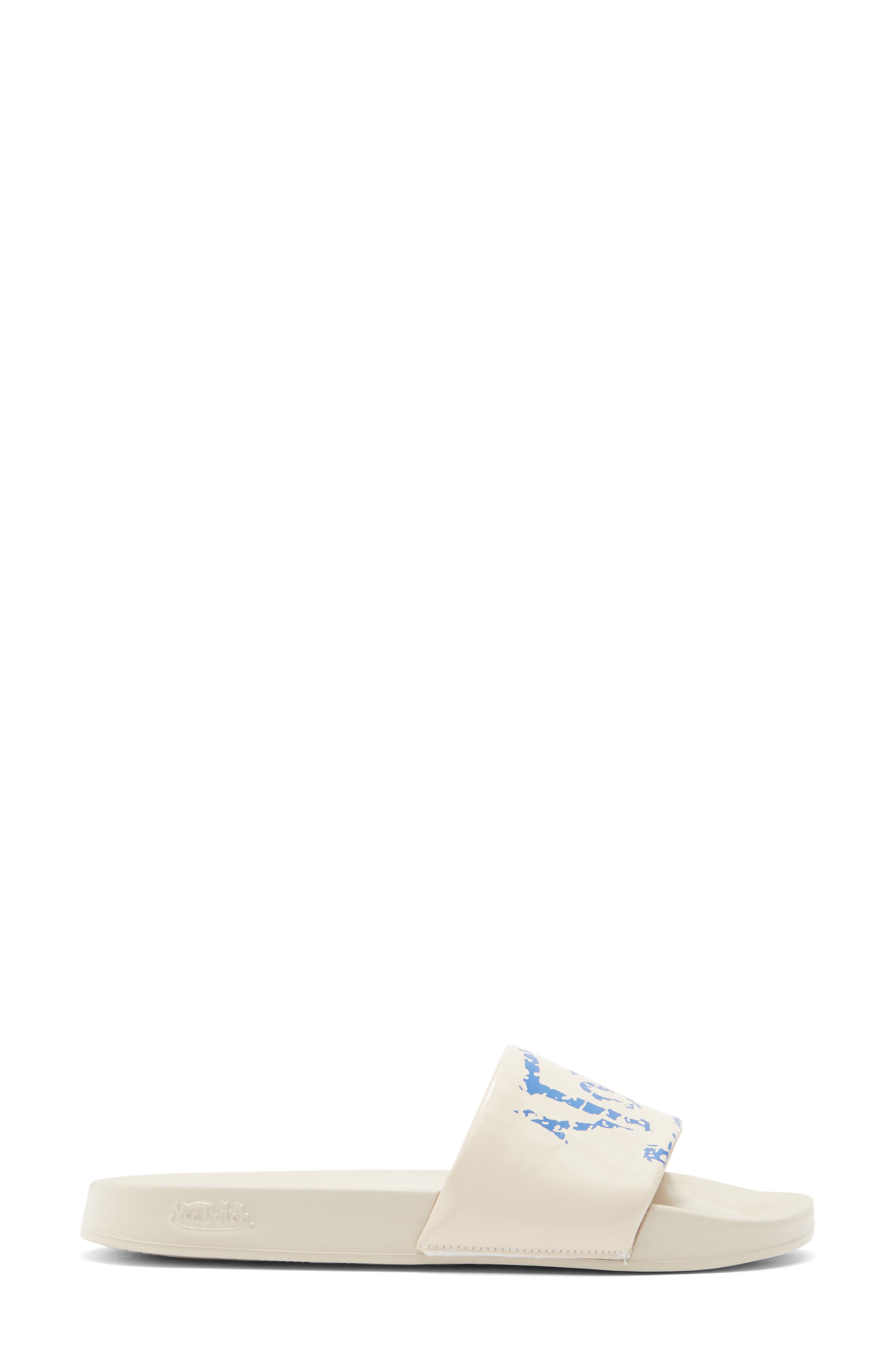 Von Dutch Vandal Slide Sandal, Alternate, color, Cream Blue