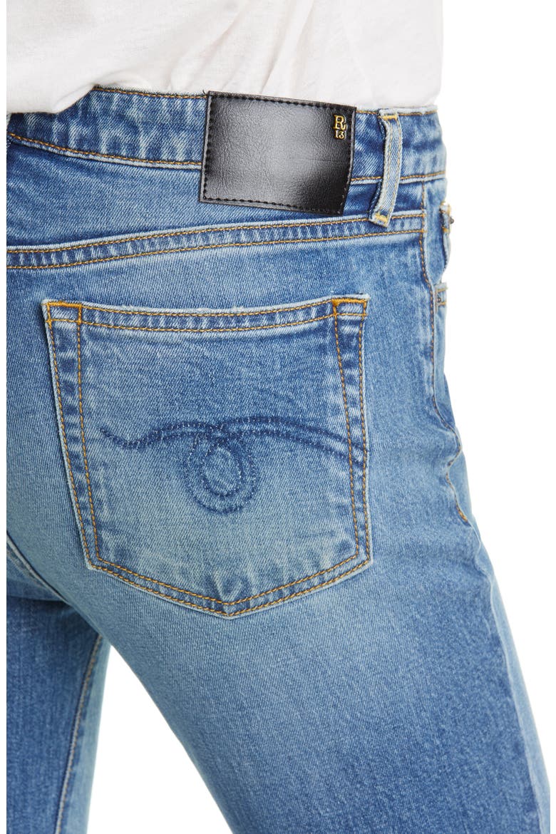 High Waist Kick Fit Crop Jeans, Alternate, color, JASPER STRETCH