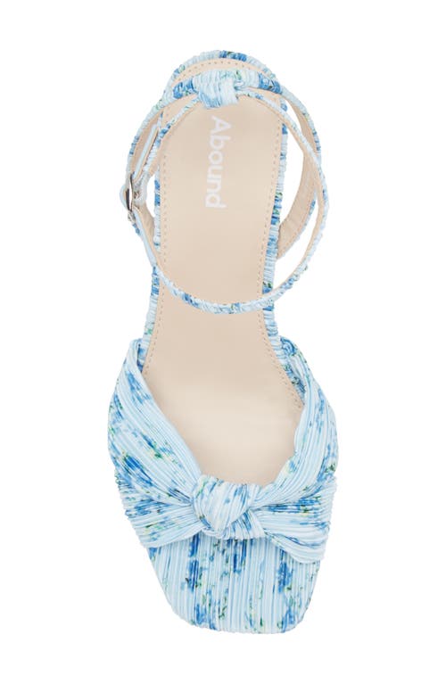 Abound Diana Kitten Heel Sandal In Blue Floral
