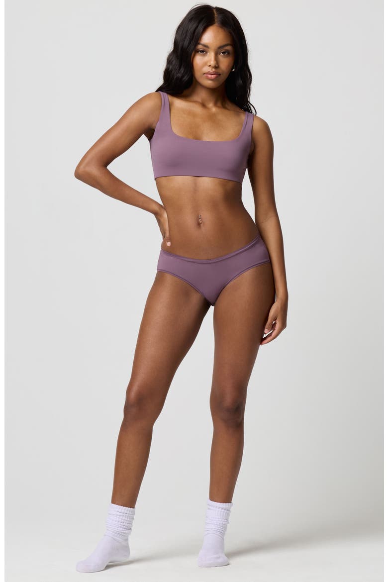 Soft Flex Hipster Panties, Alternate, color, BLACK PLUM
