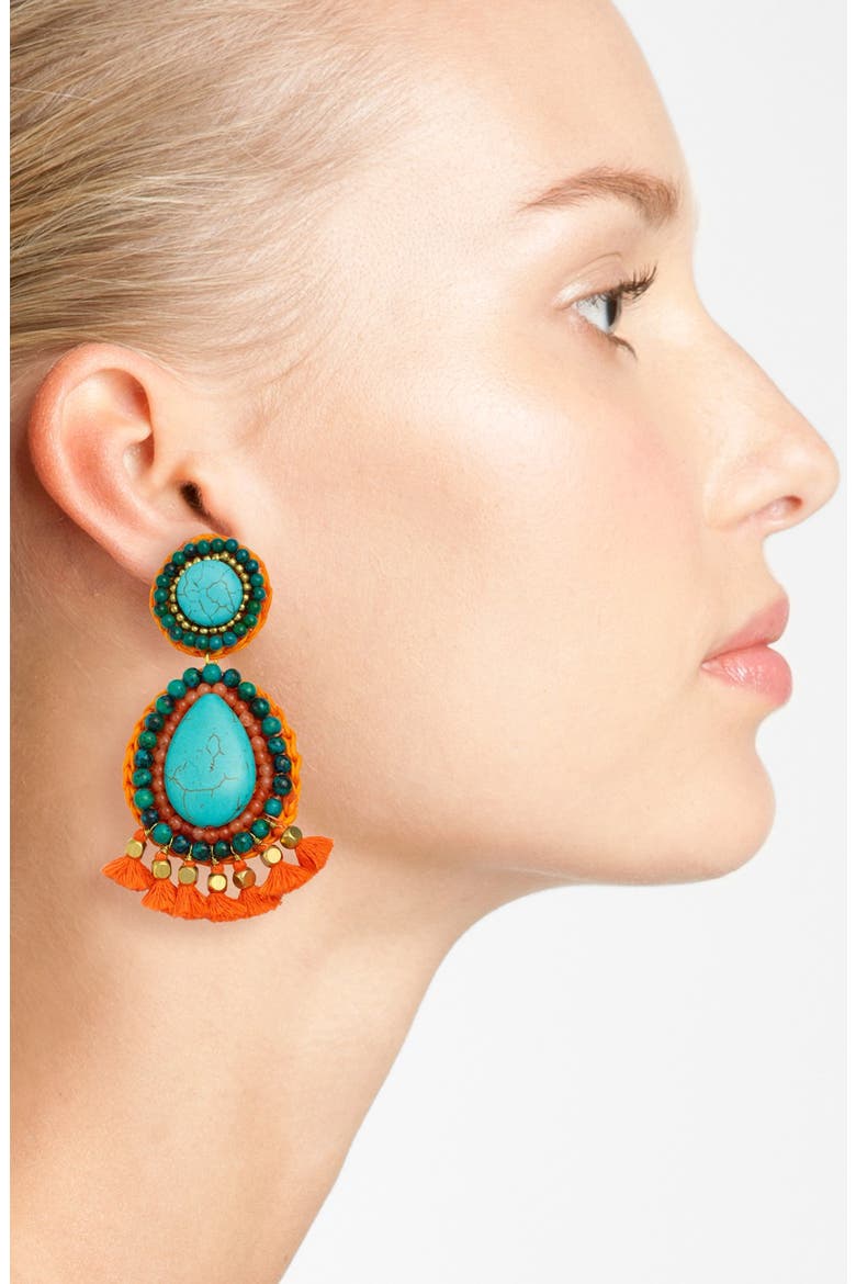 Tassel Earrings, Alternate, color, MULTI