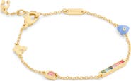 COACH Enamel Heart Flex Bracelet