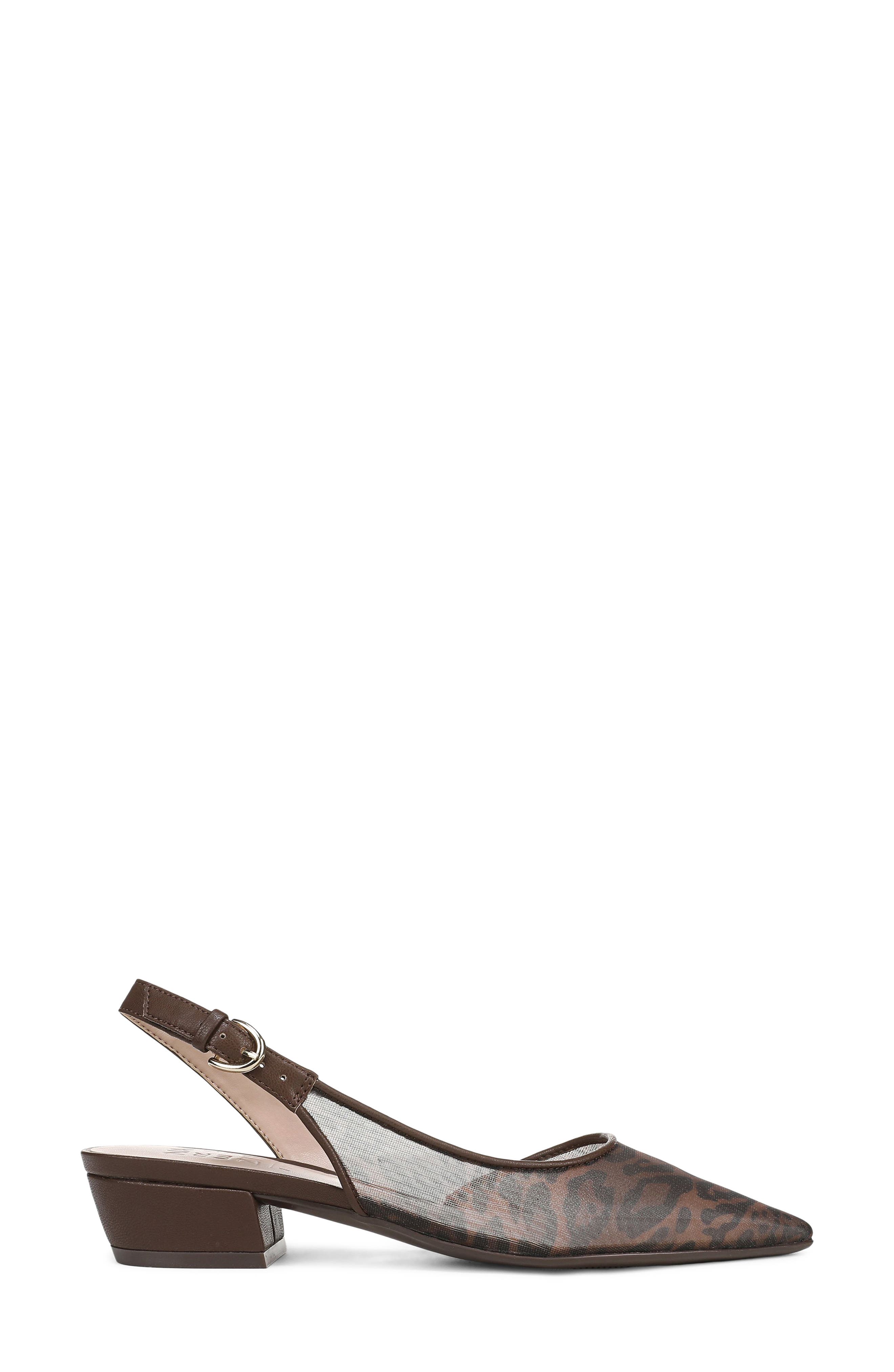 Naturalizer Banks 2 Slingback Pump, Alternate, color, Dark Brown Multi
