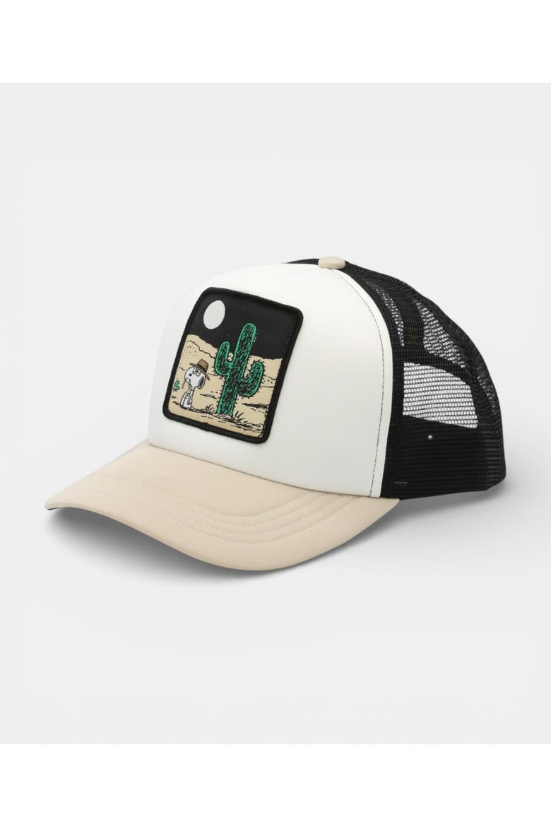 Spike Trucker Cap, Main, color, TAN