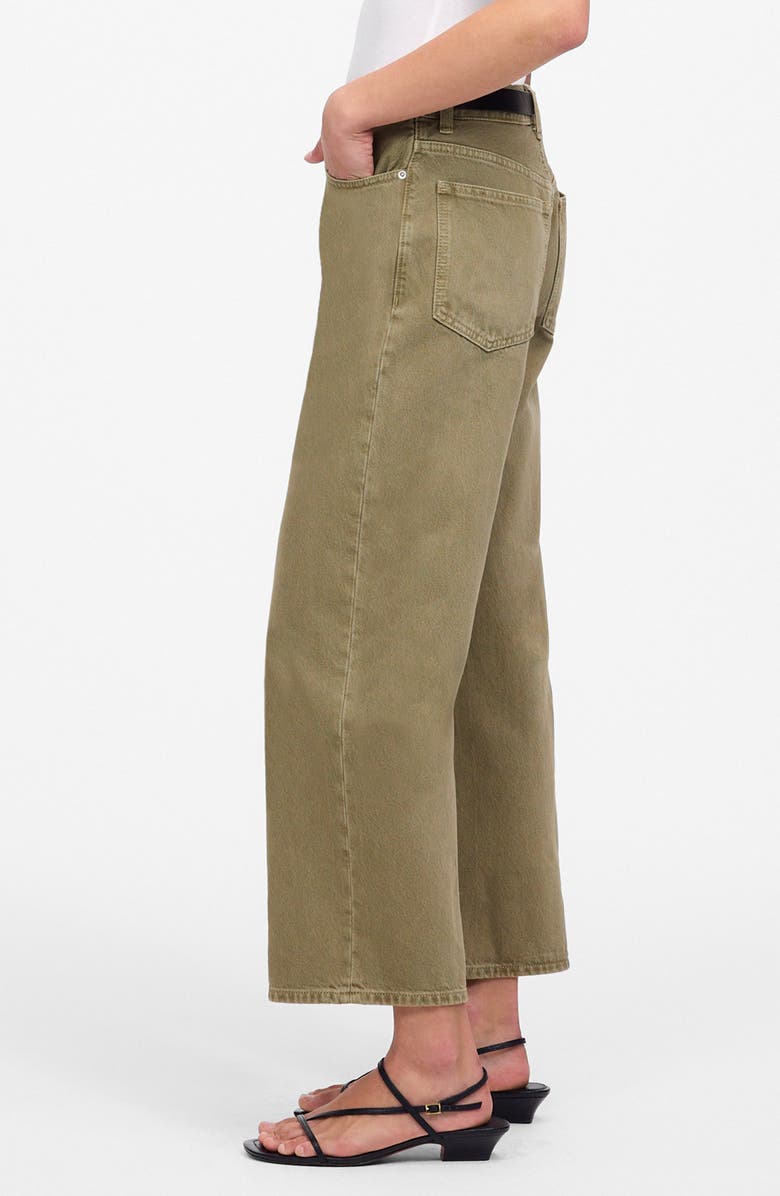 Madewell The Perfect Wide Leg Crop Jeans, Alternate, color,