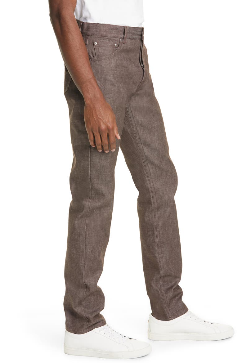 Denim Carpenter Pants, Alternate, color, COFFEE