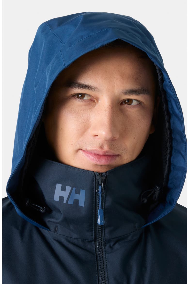 Crew Hooded Midlayer Jacket 2, Alternate, color, DARK BLUE