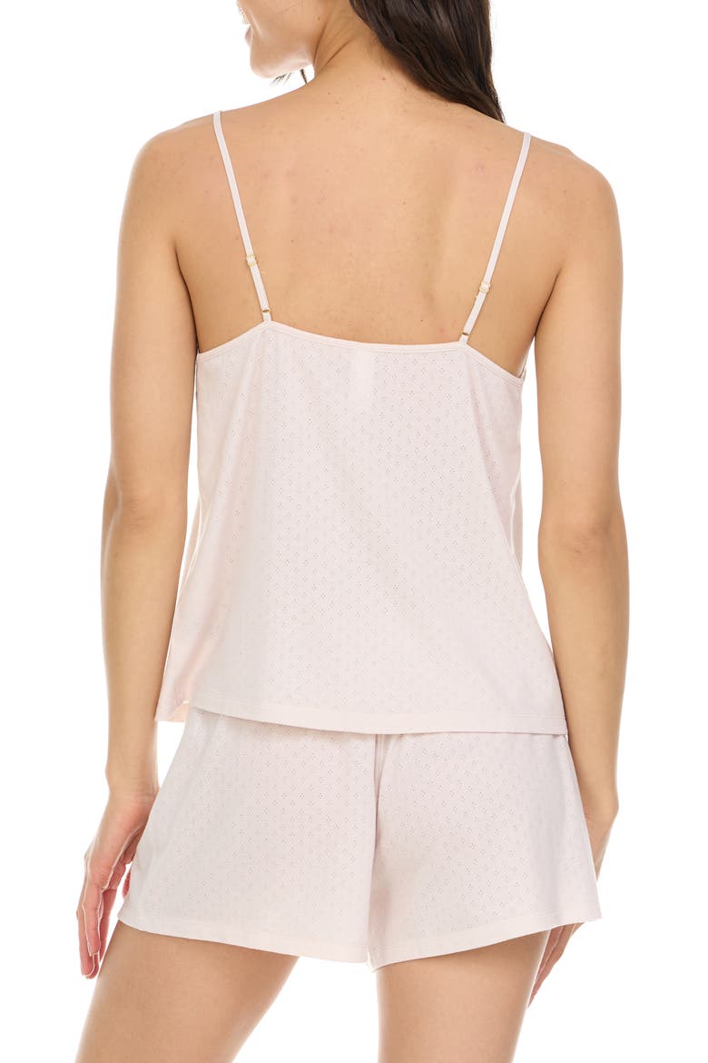 Brittany Short Pointelle Knit Pajamas, Alternate, color, BEIGE