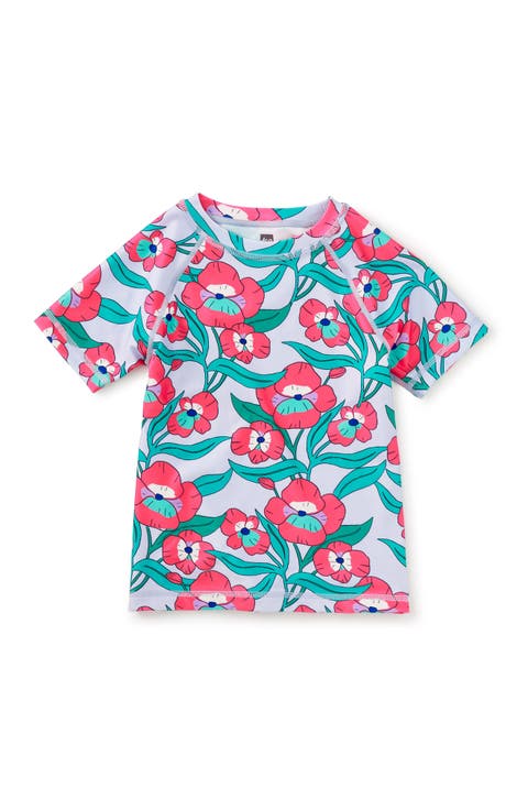 Short Sleeve Rash Guard (Toddler, Little Kid, Big Kid)