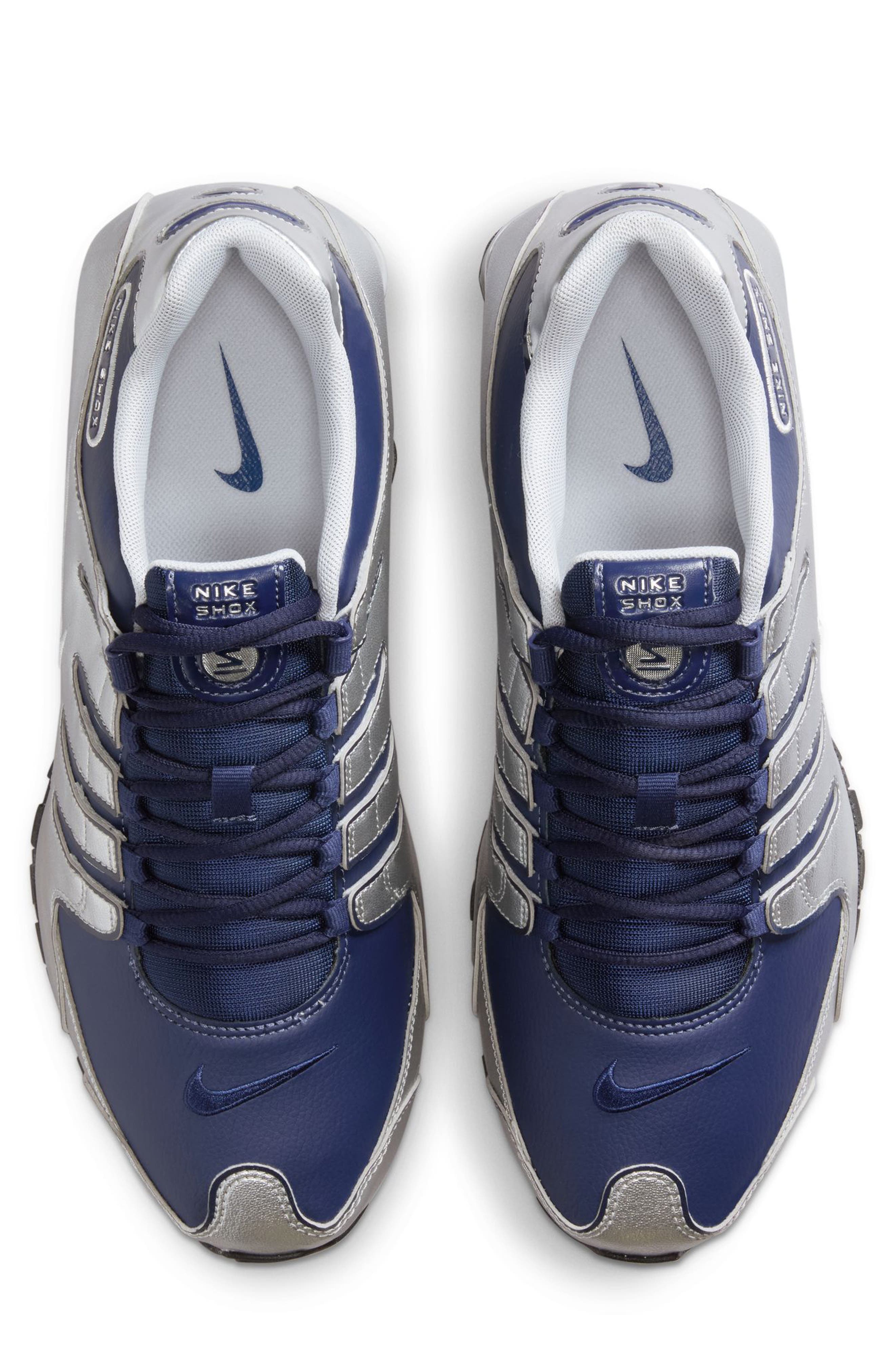 Shox NZ Sneaker, Alternate, color, MIDNIGHT NAVY/ BLACK
