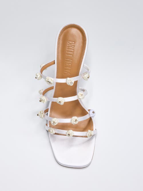 Britt Netta Juliette Sandal In White
