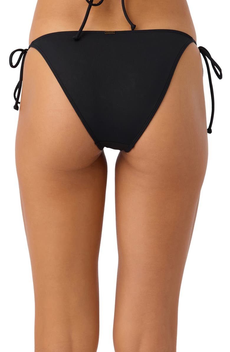 O'Neill Maracas Side Tie Bikini Bottoms, Alternate, color, Black