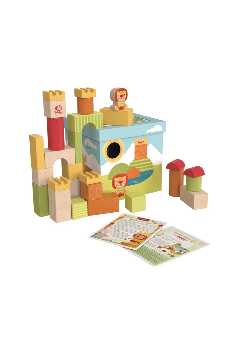 Bababoo Lion Babablocks Building Blocks, Alternate, color, Multi / Orange