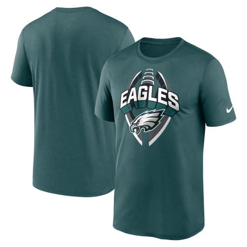 Nike Midnight Green Philadelphia Eagles Legend Icon Performance T-shirt In Green