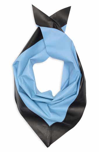 Gucci Trigon Selea Leather Scarf