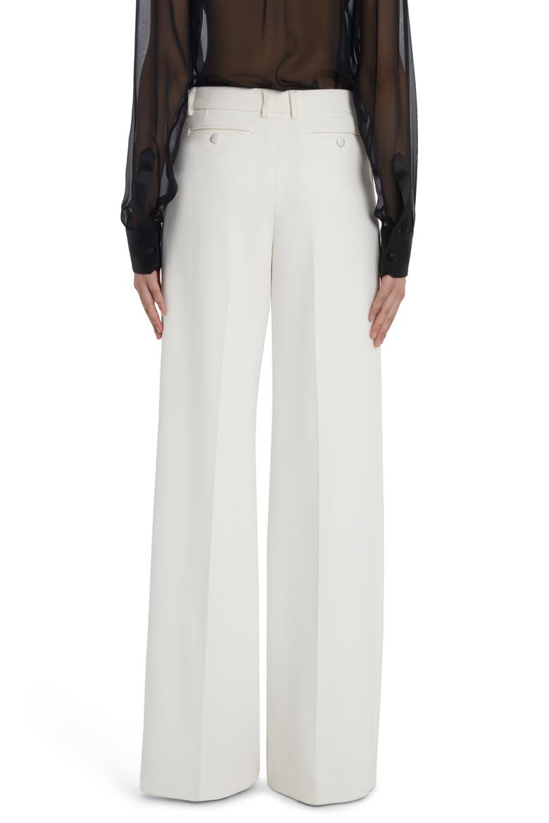 Wide Leg Crepe Pants, Alternate, color, NATURAL WHITE